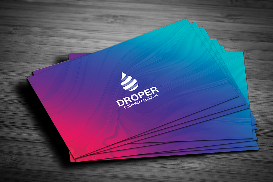 Modern Business Card in Business Card Templates - product preview 8