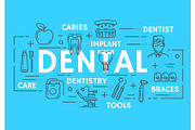 Dentistry medicine banner