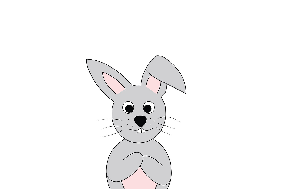 Cute bunny rabbit in Illustrations - product preview 8