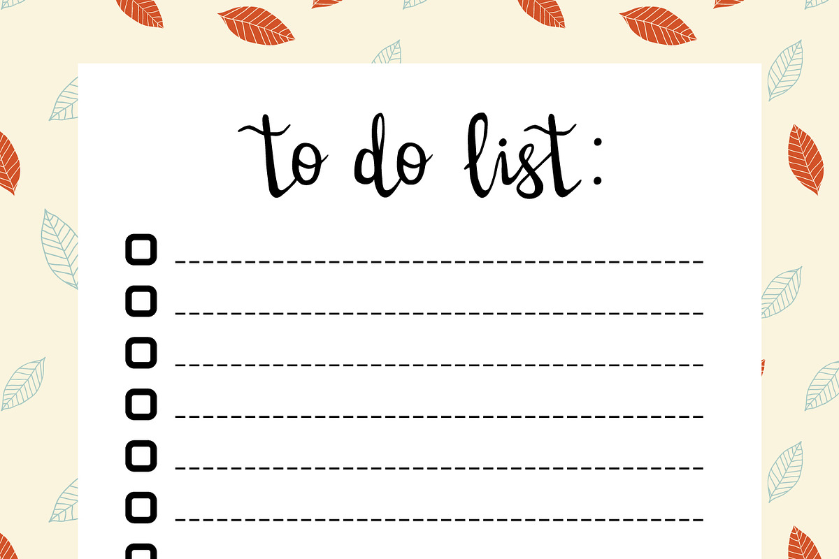 Hand writing To do list in Stationery Templates - product preview 8
