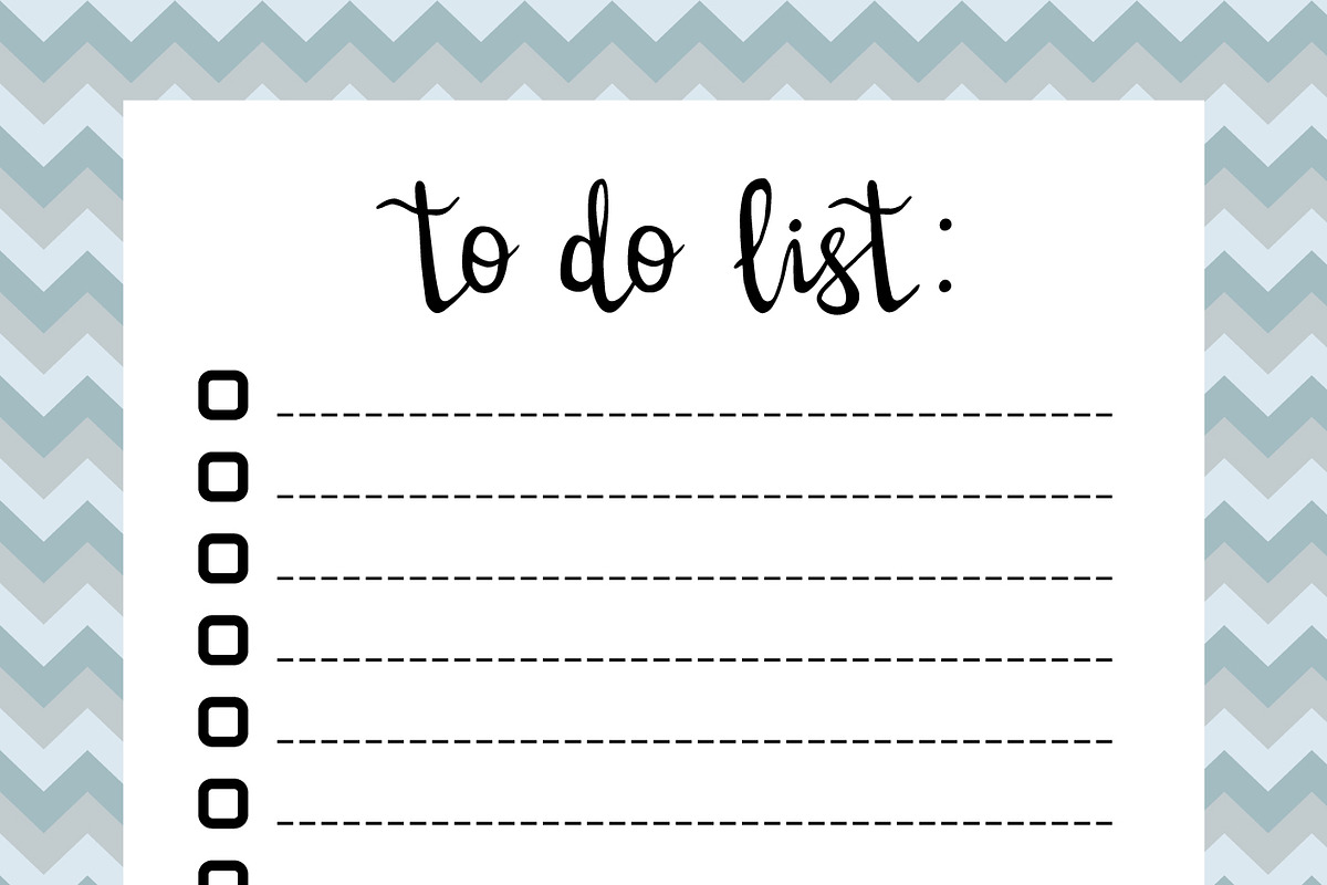 Hand writing To do list in Stationery Templates - product preview 8