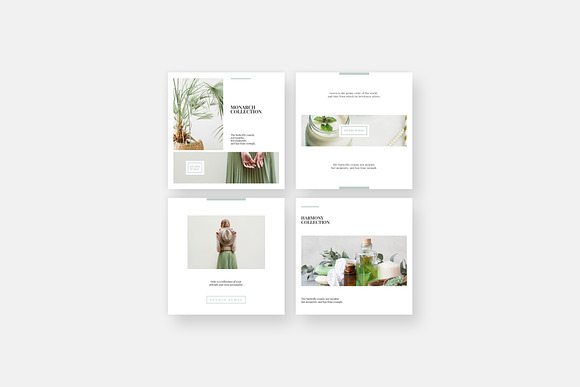 Ginkgo Instagram Post Templates in Instagram Templates - product preview 4