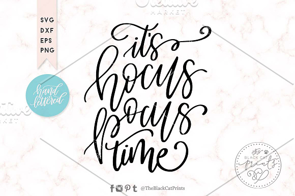 Hocus pocus time SVG DXF EPS PNG in Illustrations - product preview 2
