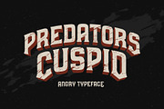 Predators Cuspid font