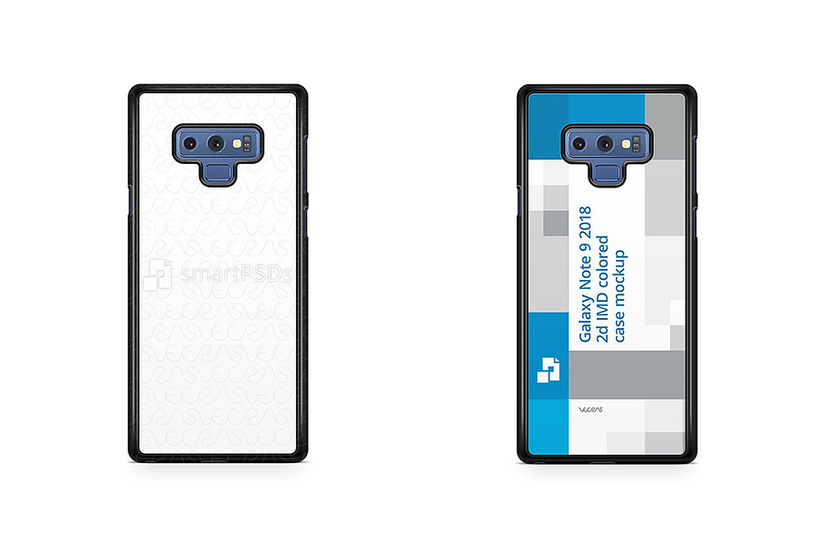 Galaxy Note 9 2d PC Colored Mockup in Product Mockups - product preview 8