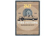 Tire fitting service design