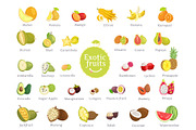 Delicious Exotic Fruits Full of