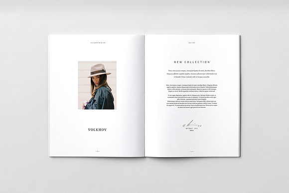 Volkhov Lookbook in Brochure Templates - product preview 8