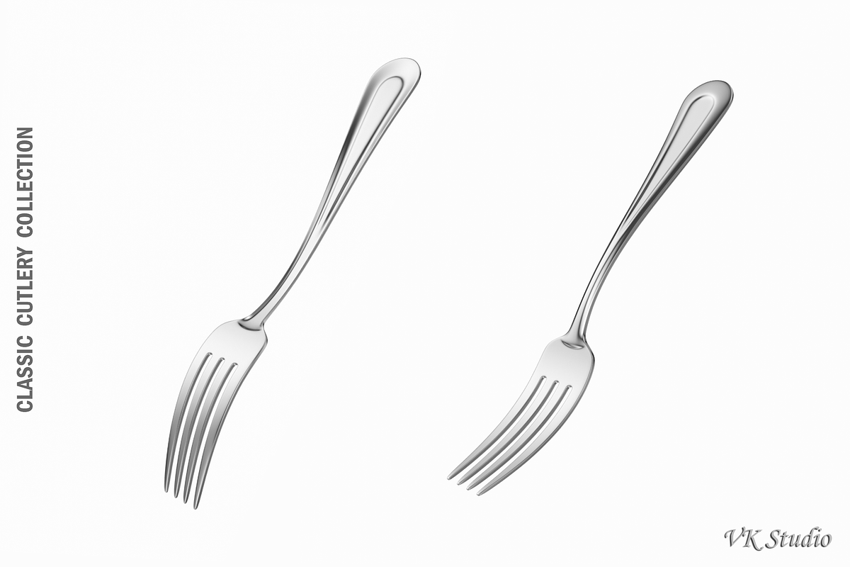 Dessert Fork 4 Tines Classic Cutlery in Appliances - product preview 8