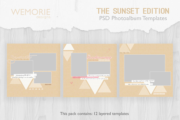 Modern Scrapbook Photobook Template in Magazine Templates - product preview 2