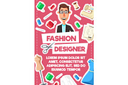 Fashion designer, tailor and sewing