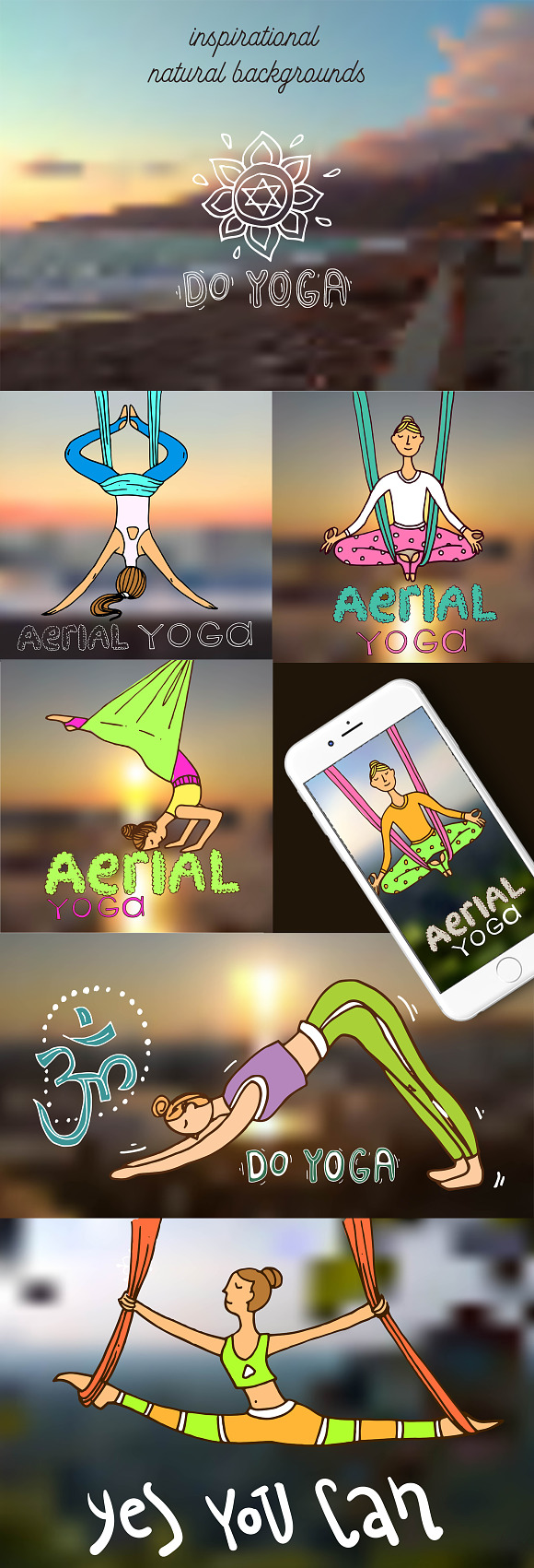 Do yoga in Illustrations - product preview 4
