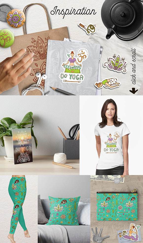 Do yoga in Illustrations - product preview 5