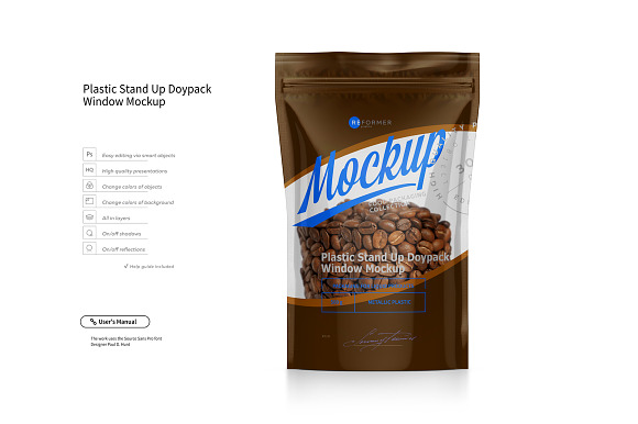 Stand Up Pouch Mockup Set / 40% OFF! in Product Mockups - product preview 1