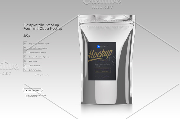 Stand Up Pouch Mockup Set / 40% OFF! in Product Mockups - product preview 2