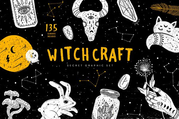 Witchcraft. Secret Graphic Set