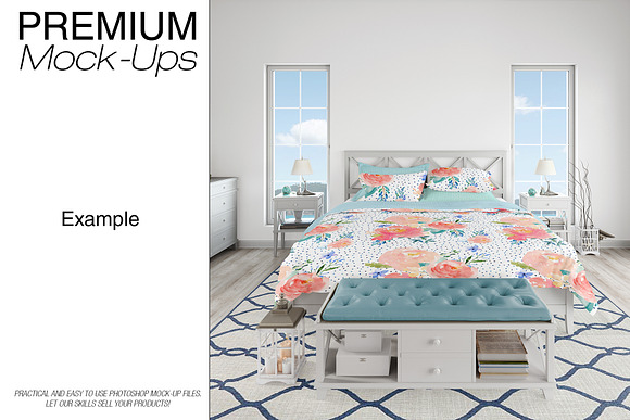 Bedding Set - Coastal Style in Product Mockups - product preview 5