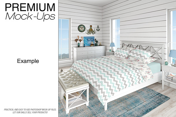 Bedding Set - Coastal Style in Product Mockups - product preview 6