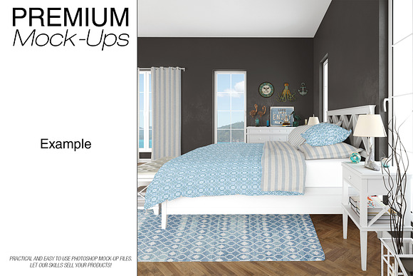 Bedding Set - Coastal Style in Product Mockups - product preview 7