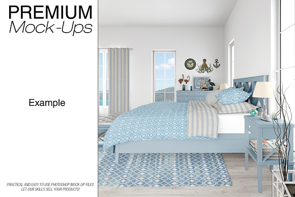 Bedding Set - Coastal Style in Product Mockups - product preview 9