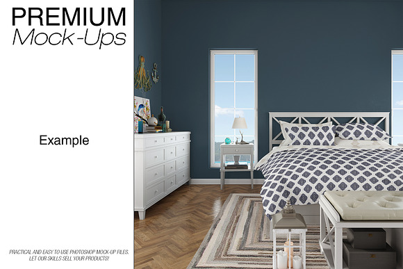 Bedding Set - Coastal Style in Product Mockups - product preview 10