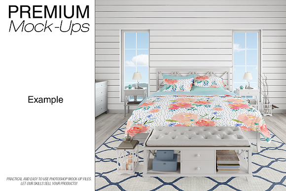 Bedding Set - Coastal Style in Product Mockups - product preview 11