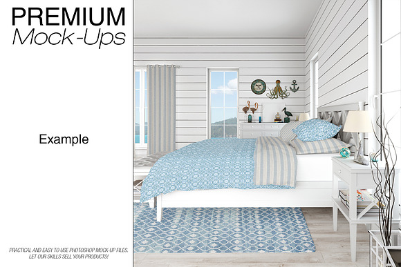 Bedding Set - Coastal Style in Product Mockups - product preview 12