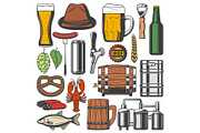 Beer and Octoberfest objects