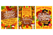 Autumn festival of harvest poster
