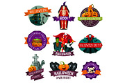 Halloween party icons
