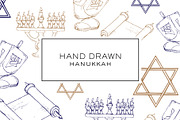 Hand Drawn Hanukkah Clipart