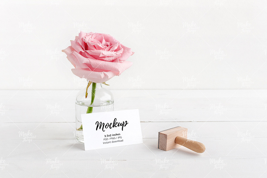 Business card mockup  in Print Mockups - product preview 8