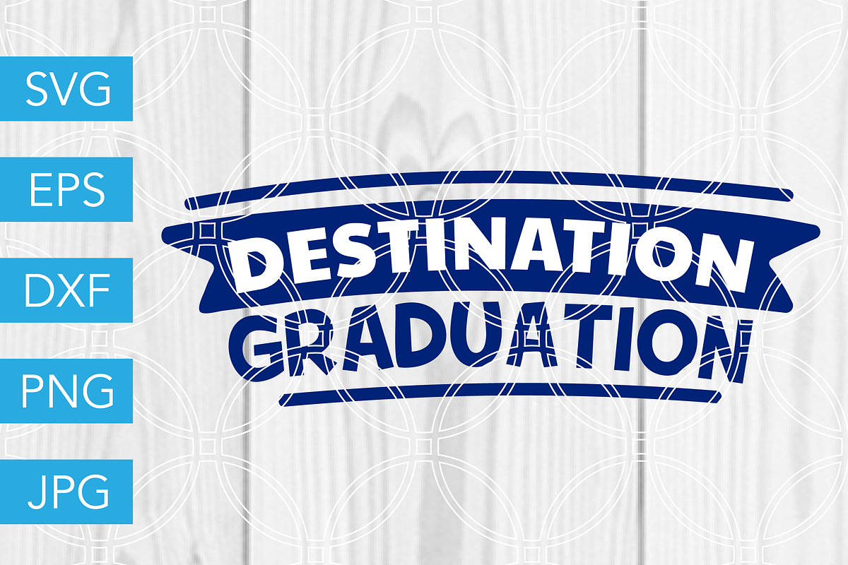 Destination Graduation SVG Cut File in Illustrations - product preview 8