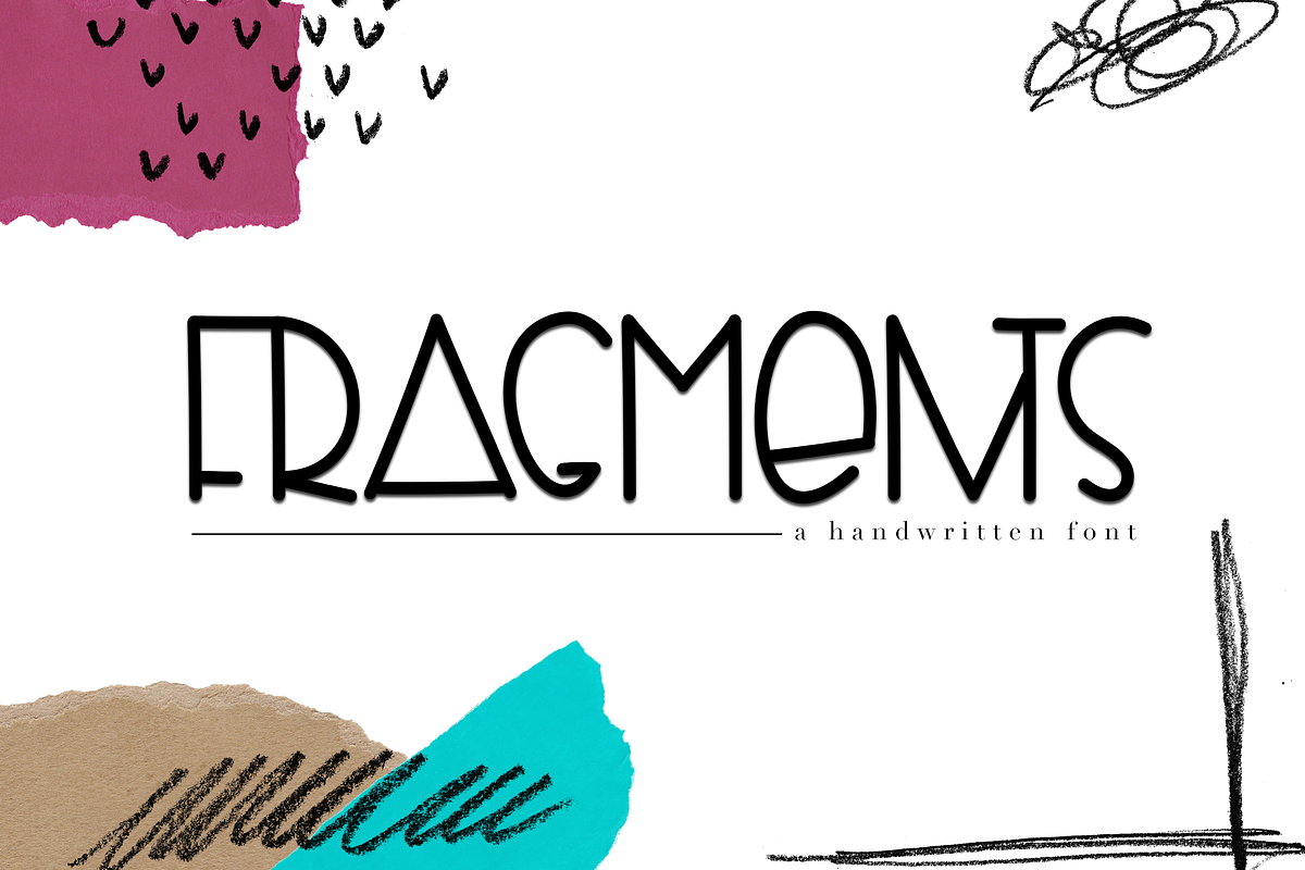 Fragments - Handwritten Font in Display Fonts - product preview 8