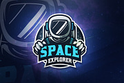 Space Explorer-Mascot & Esport Logo
