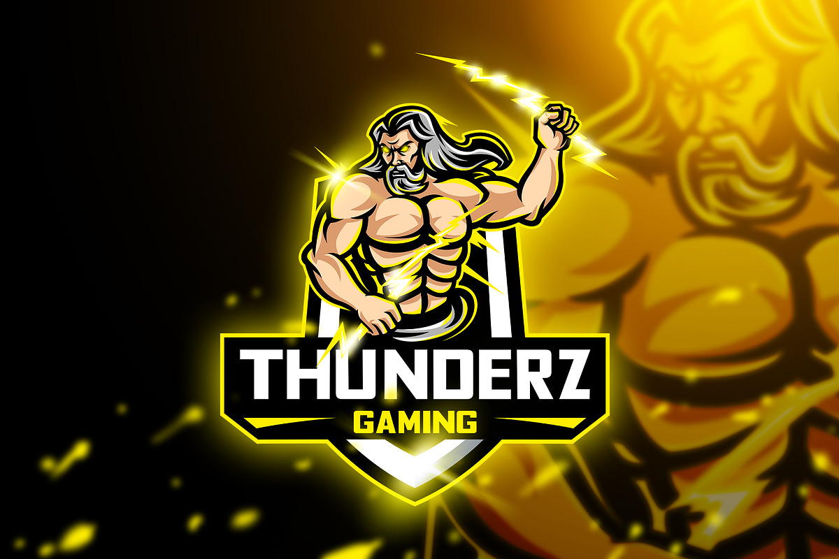 Thuderz Gaming-Mascot & Esport Logo in Logo Templates - product preview 8