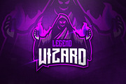 Legend Wizard - Mascot & Esport Logo