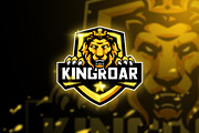 Kingroar - Mascot & Esport logo