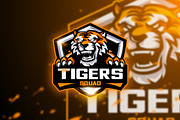 Tigers Squad - Mascot & Esport logo
