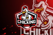Chicking Squad-Mascot & Esport Logo