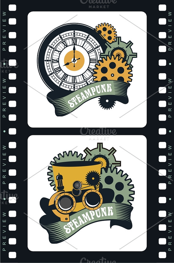 Steampunk mechanism in Illustrations - product preview 1