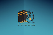 Hajj Mabroor with Calligraphy