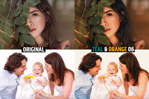 Orange & Teal 30 Cinematic FILM LUTS in Add-Ons - product preview 6