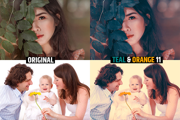 Orange & Teal 30 Cinematic FILM LUTS in Add-Ons - product preview 12