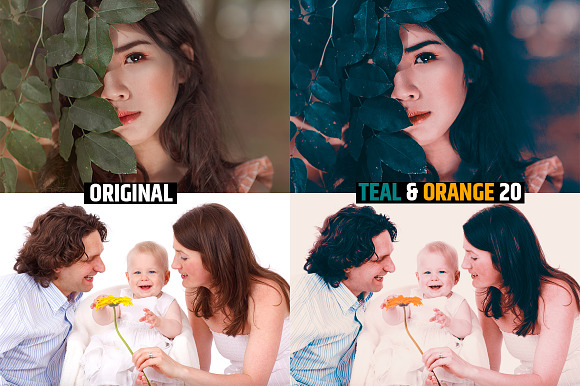 Orange & Teal 30 Cinematic FILM LUTS in Add-Ons - product preview 21