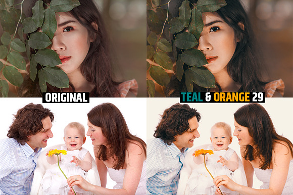 Orange & Teal 30 Cinematic FILM LUTS in Add-Ons - product preview 30