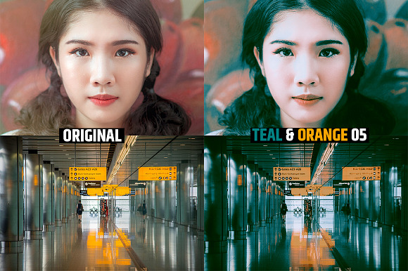 Orange & Teal 30 Cinematic FILM LUTS in Add-Ons - product preview 36