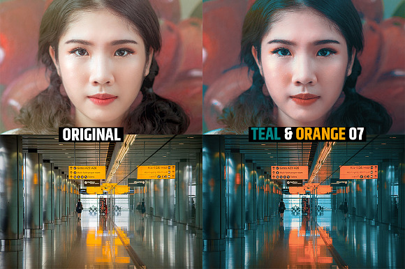 Orange & Teal 30 Cinematic FILM LUTS in Add-Ons - product preview 38