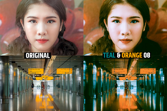 Orange & Teal 30 Cinematic FILM LUTS in Add-Ons - product preview 39