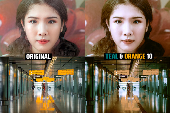 Orange & Teal 30 Cinematic FILM LUTS in Add-Ons - product preview 41